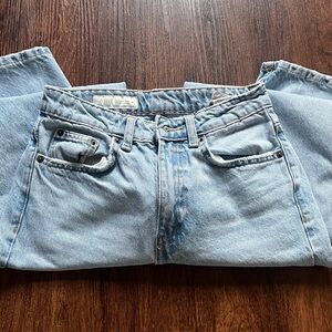 Zara Sky Blue Denim Pants